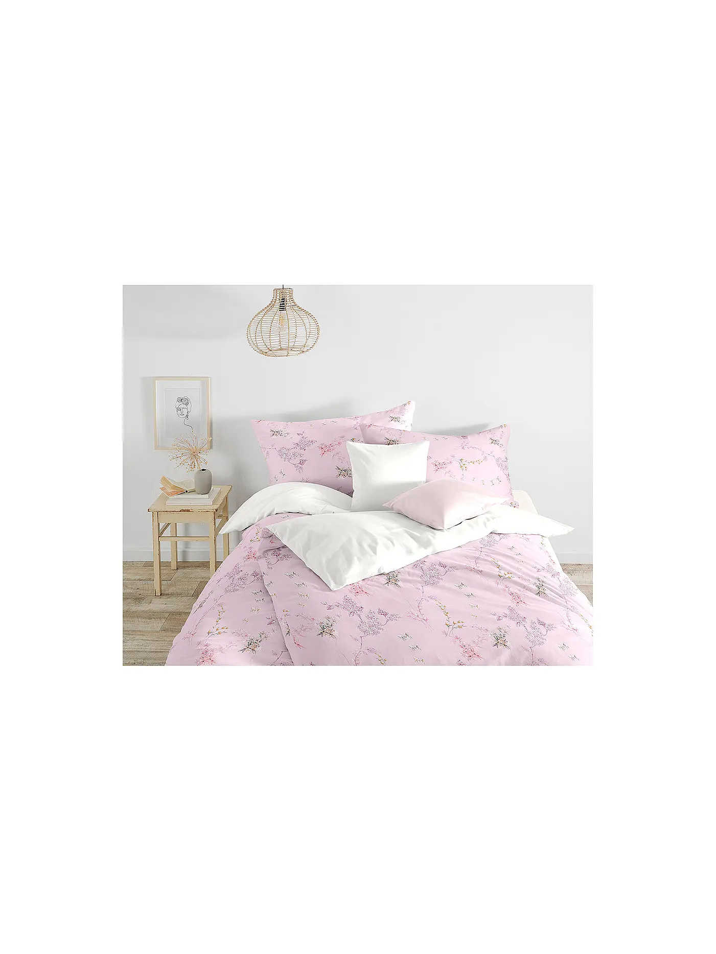 FLEURESSE | Tencel Bettwäsche LUXURY 70x90cm / 140x200cm Puderrosa | 
